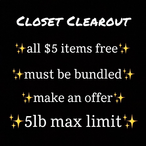 Other - Closet Clearout